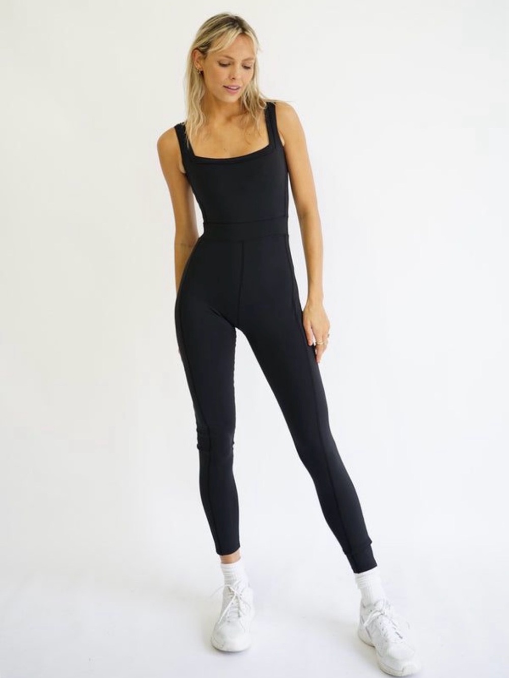 Yllw The Label Able Long Bodysuit Jumpsuit in Black